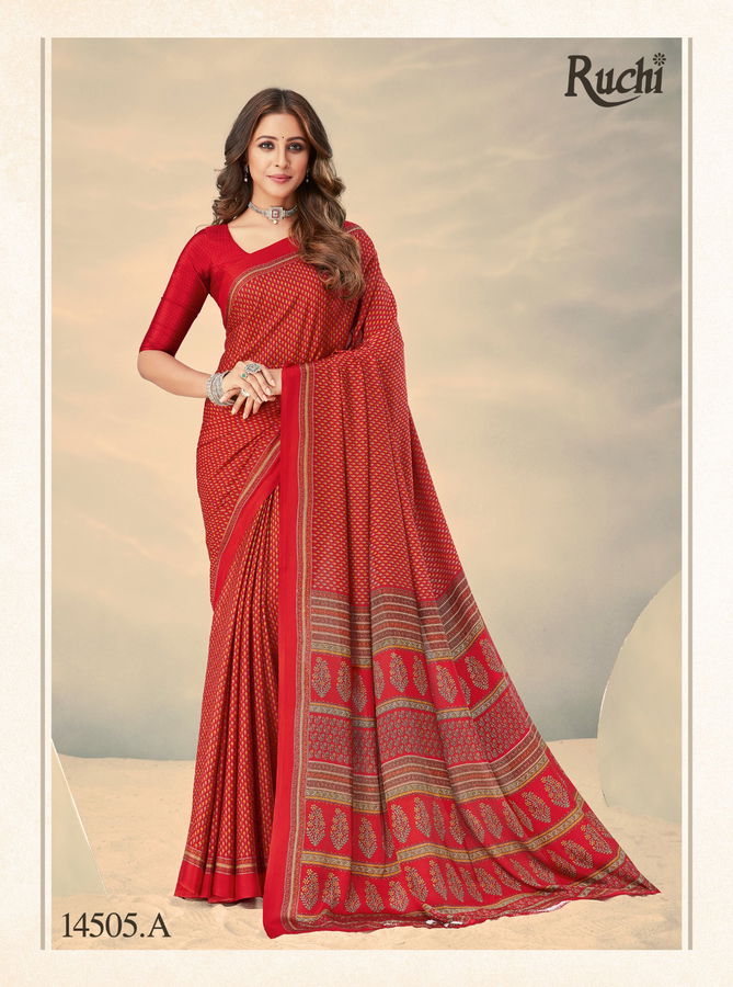 Ruchi Vivanta Silk Hit 10 Wholesale Printed Daily Wear Sarees